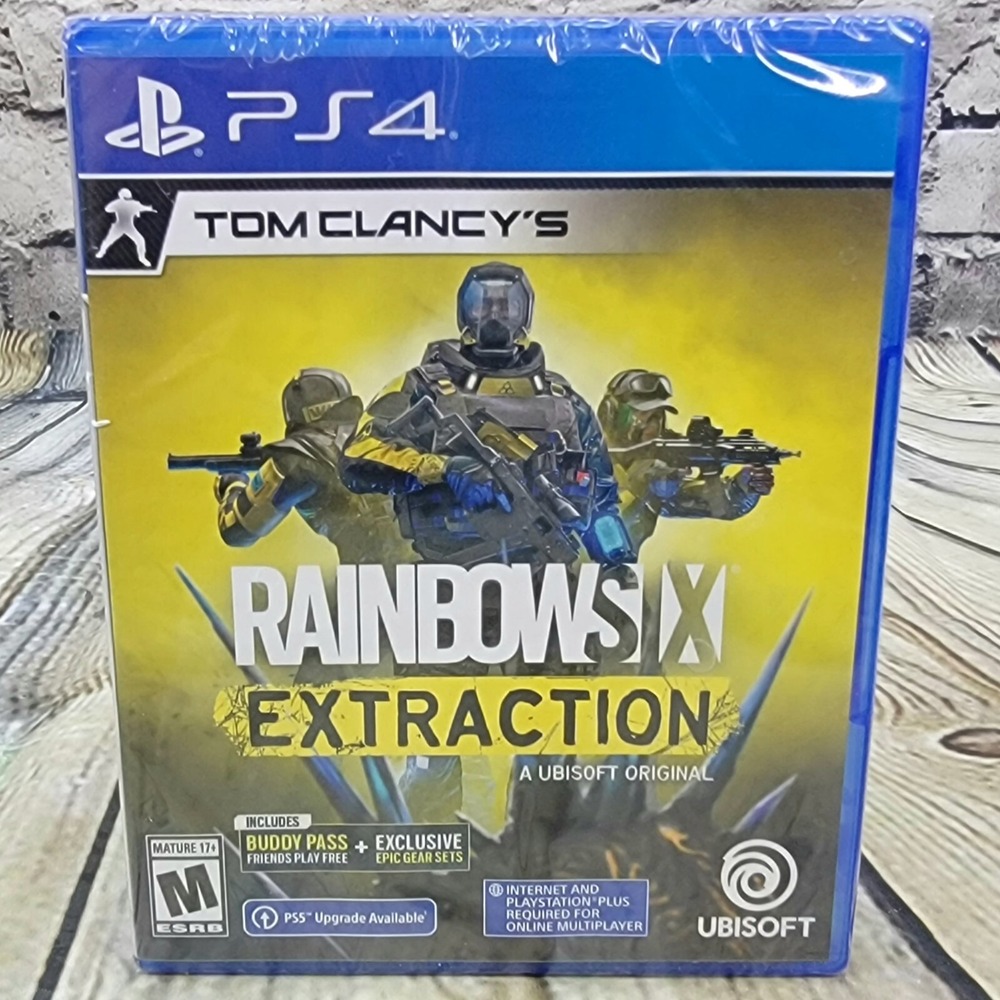 Tom Clancy's Rainbow Six Extraction Standard Edition PS4‎ - Factory Sealed - NEW